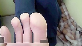 Friends foot worship solo