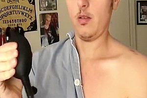 Ftm using clit pump on t-cock and explaining process and bottom growth