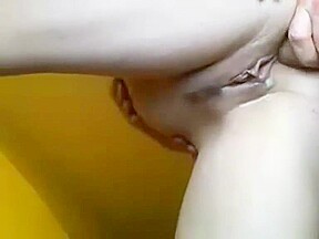 Fuck from behind and swallow cum