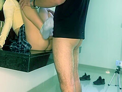 Fucking In The School Bathroom With My Stepsister