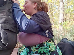 Fun In The Woods- Licking Pussy Eating Ass Facefuck & Doggy Used Till Creampie