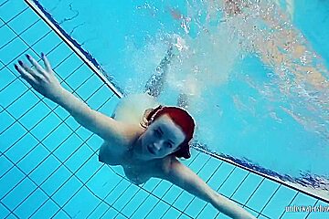 Fun Serbian Babe Katrin Privsem Swims Naked And Horny