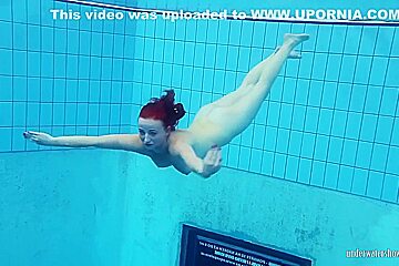 Fun Serbian Babe Katrin Privsem Swims Naked And Horny