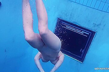 Fun Serbian Babe Katrin Privsem Swims Naked And Horny