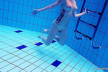 Fun Serbian Babe Katrin Privsem Swims Naked And Horny