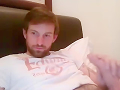 GUy cum on cam