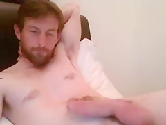 GUy cum on cam