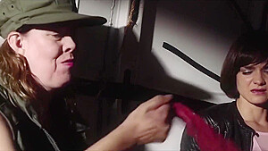 Gagged Leather Jacket Damsel 30 - 1