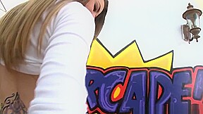 Gagging Pornstar Fucked In Doggystyle