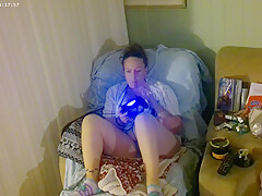 Gamer Girl In Smoking Cigarettes In Bra And Panties 4 (upclose)