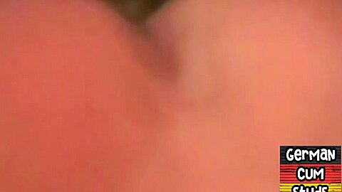 Gangbanged German amateur gay fucked and assfisted in sling