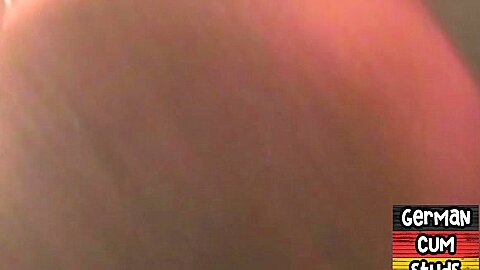 Gangbanged German amateur gay fucked and assfisted in sling