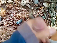 Gay Boy In Lets Masturbate On The Beach I Swallowed My Sperm