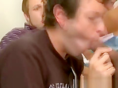 Gay party blowjob amateurs facial