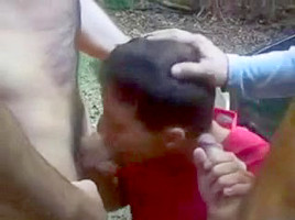 Gay teen 18+ is fucked in the arse very hard by a fat cock