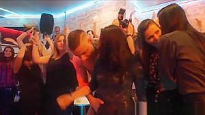 Genuine Wives & Girlfriends Turn Slutty At CFNM Party