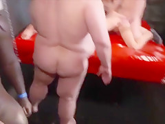 German Amateur Gangbang GB01 with 20 Guys and two teens 18+