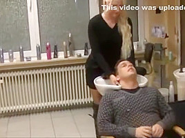 German Hairstylist Fucks Customer At The Salon