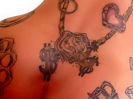 German fucks muscle tattoo blonde and anal creampie