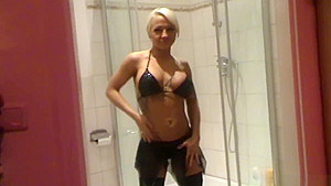 German teen 18+ Love Pee And Get Piss On Boobs And Blow Bf