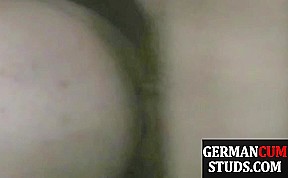 German wolf barebacks amateur after cock sucked