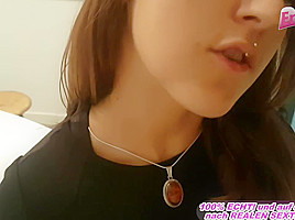 German young femdom female boss in office guy for creampie