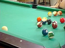 Getting his blue (8) balls taken care of - Julia Reaves