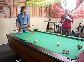 Getting his blue (8) balls taken care of - Julia Reaves