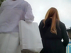 Girl In White And Girlfriend