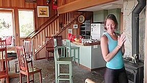 Girl Traps him and makes him to cream pie her twice!