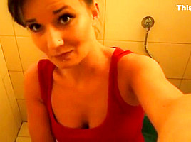 Girls pooping at work