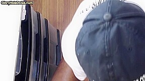 Gloryhole BJ DILF sucks cock till cum in mouth ending