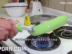 Go Sushi - Hot Japanese Milf Cooking And Fucking In The