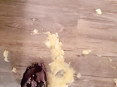 Goth Step mommy Foot Banana Crush