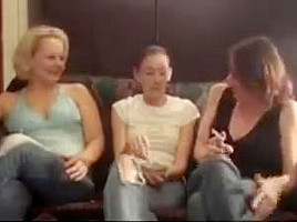 Grandma Douglas and Amber Douglas and Elizabeth Douglas smok