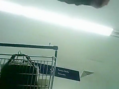 Grannies supermarket up-skirt