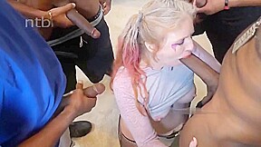 Groupsex Big Black Penis With Clown Big-bosomed Hard