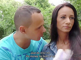 Guy Helps Poor Couple With Cash For Passionate Sex