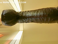 Guy fucking bam dildo