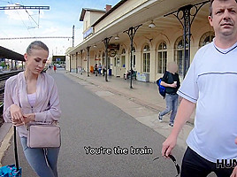 HUNT4K  Hunter meets girl on station and lures to his house for sex