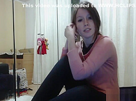 Hairy pussy brunette feels sick & gets cured by masturbating