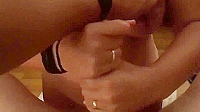 Handjob and tit fuck 1