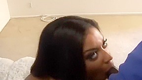 Handsome black dude nailing his bitch very hard