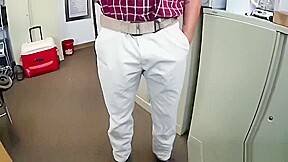 Hardcore gay action in the office