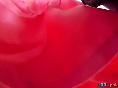 Hawt Barbie-like Step mother i'd like to fuck upskirt clip