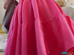 Hawt Barbie-like Step mother i'd like to fuck upskirt clip