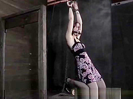 Hazel Gets her Wish Pear Gag, Corset, Caning Strict Bondage