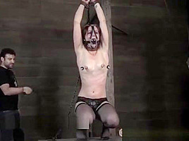 Hazel Gets her Wish Pear Gag, Corset, Caning Strict Bondage