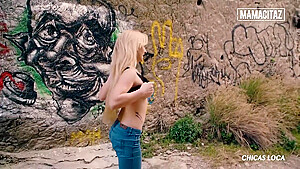 Helena Valentine In Big Tits Babe Pounded Outdoor By Latin Cock