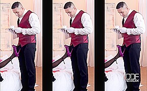 Her Butler's Footjob - PornWorld